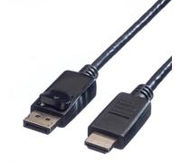 Value Cable DisplayPort DP - HDTV, ST/ST, negro, 1,5 m