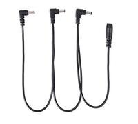 Adaptador de Cable Divisor de Fuente de alimentación de Pedal de Efecto de Guitarra de Cadena de Margarita de 1 a 3 Cables