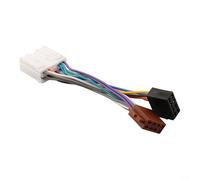 Adaptador de cable estéreo para coche Mitsubishi para conversión de arnés de cableado de radio ISO, cable de interfaz de 16 pines para instalación directa del vehículo