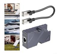 Adaptador de cable Ethernet para compatibilidad con inyector, para conexión RJ45 T568B para satélite Dishy V2, 10/100/1000