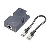 Adaptador de cable Ethernet RJ45 y kit divisor de alimentación, para antena de satélite Starlink Dishy V2, entrega de energía de 150 W