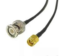 Adaptador de cable flexible SMA macho/hembra/RP a conector BNC RG174 de 20 cm