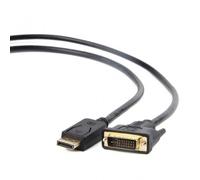 Adaptador de cable Gembird CC-DPM-DVIM-6 DisplayPort a DVI 1,8 m Negro