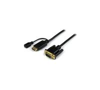 Adaptador de cable HDMI a VGA - STARTECH - 3 m - Negro - 1920x1200 - Convertidor activo