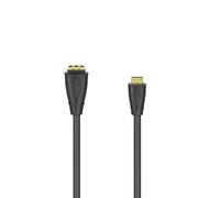HAMA Adaptador Mini HDMI-C a HDMI-A Chapado en Oro FullHD 10cm