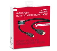 Adaptador De Cable Micro-HDMI Speedlink 4K UHD Para Sony Alpha A Canon EOS Nikon