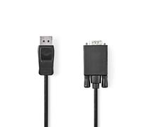 Adaptador de cable Nedis DisplayPort a VGA de 2 m