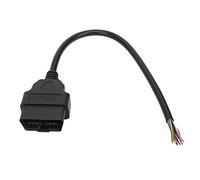 Adaptador de Cable OBD2 Conector Macho de 16 Pines Herramienta de diagnóstico Cable de extensión Accesorio para ELM327 Escáner automático Diagnóstico de vehículos Material ABS 30
