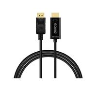 Adaptador de cable Savio CL-189 DisplayPort a HDMI 4K 60Hz 1,5 m