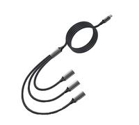 Adaptador de cable tipo C macho a 3 USB 2.0 hembra, cable divisor USB C OTG, convertidor múltiple para laptop, tableta