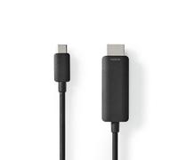 Adaptador de cable USB-C a HDMI NEDIS CCGL64655BK20 2 m compatible 4K