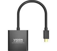 Vision tc-mdpvga/bl adaptador de cable de vídeo mini displayport vga
