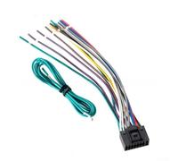 Adaptador de cableado ISO para Kenwood receptor de coche arnés conector de cobre estañado negro