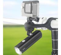 Adaptador de cámara de acción con convertidor de montaje para computadora Garmin para montaje de computadora Garmin, cuerpo de aleación de aluminio, ajuste estable, desmontaje rápido (kit B)