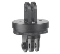 Adaptador de cámara de acción de aleación de aluminio para montaje de computadora Garmin, conector de interfaz estable con diseño de liberación rápida para ciclismo y deportes