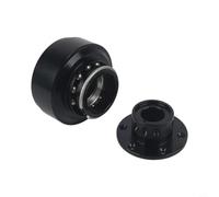 Adaptador de cambio rápido para volante Racing Simulator compatible con MOZA Turn Direct Drive Base Aleación de Aluminio Negro Rojo (Rojo)