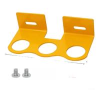 Adaptador de camión apilable para elevadores de 2 postes de 50 mm de | Se adapta a elevadores de doble poste, diámetro de pasador de 50 mm, acabado amarillo, para acero resistente