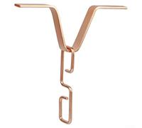 Adaptador de canalón de cadena de lluvia fabricado con hierro resistente a la corrosión para un rendimiento confiable, cambios climáticos estacionales (color cobre)