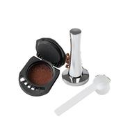 Adaptador de cápsula Compatible con Dolce Gusto Crema, cápsulas originales Nespresso for cafetera Piccolo XS Genio 2(Light green)