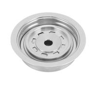 Adaptador de Cápsula de café de Acero Inoxidable, Convertidor Resistente con 4 Pegatinas y Herramienta de Limpieza (150ml)