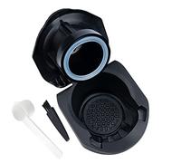 Adaptador de cápsulas compatible con Nespresso Dolce Gusto, Genio S Plus, convertidor de café, diseño abatible integrado, opción de cápsulas desechables/reutilizables