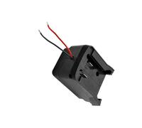 Adaptador de carcasa Base deslizante de 18 V con terminales | Cables rojos y negros, soporte de energía para proyectos portátiles, tareas de reparación