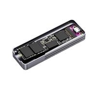 Adaptador de carcasa de disco sólido NVME de aluminio USB 3.2Gen 2 de 10 Gbps a NVME/SATAs para transferencia de datos de alta velocidad