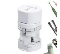 Adaptador De Carga Corriente - Adaptador Convertidor De Enchufe De Pared Portátil,Accesorios De Viaje Ligeros, Carga Rápida Y Protección contra Sobrevoltajes para Viajes, Estudios En El Extranjero Y