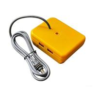 Adaptador de carga de 18 W diseñado para DCB200 DCB203 DCB204 DCB206 DCB210 DCB187 para sistemas de batería de herramientas inalámbricas de 18 V 20 V MAX (DW-sin USB cuadrado)