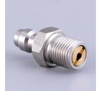 Adaptador de carga de acoplamiento de liberación rápida, rosca macho de 8 mm, boquilla de llenado de válvula de conexión rápida M10/1