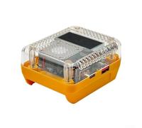 Adaptador de carga de batería de litio Convertidor con protección contra sobrecalentamiento y cortocircuito Se adapta a varios modelos de batería (amarillo)