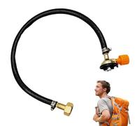 Adaptador de carga de cartucho - Conector compacto para tanques de gas, válvula de carga duradera, inflado rápido, práctica herramienta exterior | Mochila perfecta, equipo de camping, equipo