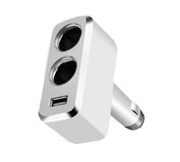 Adaptador de carga de coche con puerto USB único de 90 grados, giratorio libremente, 80 W, 3.1 A, distribuidor de energía para dispositivos móviles