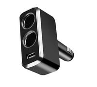 Adaptador de carga de coche con puerto USB único de 90 grados, giratorio libremente, 80 W, 3.1 A, distribuidor de energía para dispositivos móviles