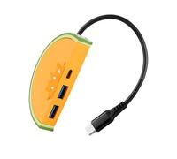 Adaptador de carga de escritorio tipo C macho a 2 puertos USB 3.0 + tipo C hembra, multipuertos, carga rápida, adaptador de teléfono