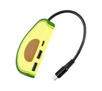 Adaptador de carga de escritorio tipo C macho a 2 puertos USB 3.0 + tipo C hembra, multipuertos, carga rápida, adaptador de teléfono
