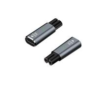 Adaptador De Carga For Afeitadora Tipo C De 5 V Compatible Con Philips One Blade QP2724 QP2834 QP4530 QP1924 Con Indicador De Carga.(2pcs grey)