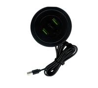 Adaptador de carga integrado de escritorio USB de 3 puertos para computadora USB, divisor de línea de datos, adaptador de carga, estación de sofá