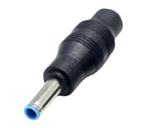 Adaptador de carga negro DC5521 a DC4530, cabezal de conversión hembra a macho