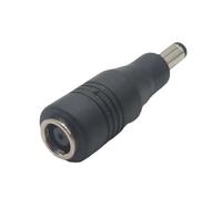 Adaptador de carga negro DC7450 a DC5525, cabezal de conversión hembra a macho, adaptador de carga