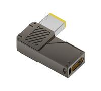 Adaptador de Carga para Laptop, Adaptador de Carga de la computadora portátil | Pantalla Digital de 100W Tipo C al Adaptador del Conector de Cargador DC | Convertidor portátil con Enchufe, AC