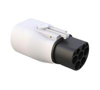 Adaptador De Carga para Vehículos Eléctricos Convertidor IEC62196-2 A SAEJ1772 Cabezal Carga Potencia para Viajes Internacionales Resistente Calor