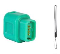 Adaptador de carga portátil para sistemas de desviador electrónico de bicicleta de 12 velocidades, conector de acero al carbono para Di2 y para cambio ETAP, negro (verde)