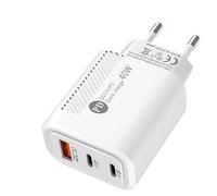 Adaptador de Carga rápida,Cabezal de Carga rápida - Tipo-c de QC3.0 2PD 40W del Bloque de del teléfono Principal incombustible Cargador teléfono para la protección contra sobrecale