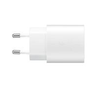 Adaptador de carga rápida de Samsung (25 W), conexión USB-C, Compatible con PD 3.0, blanco