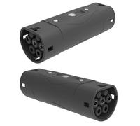 Adaptador de Carga rápida monofásica trifásica de 32 A, 480 V y 22 kW for EV Tipo 2 (1 Unidad)(GBT to Type2 7KW)