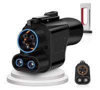 Adaptador de carga rápida NACS a CCS1 actualizado 2025 - 500 A 1000 V de alta especificación - 150 millas en 15 minutos de carga - Compatible con estaciones Tesla Supercharger V3/V4 - para Ford GMC