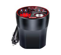 Adaptador de carga rápida para coche | Cargador USB | Adaptador de corriente de coche versátil para ordenadores portátiles en el hogar y el trabajo viajes