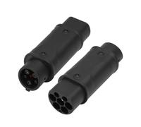 Adaptador de carga tipo 2 a tipo 1 EV, convertidor de 32 A 7,2 kW IEC 62196 a SAE J1772