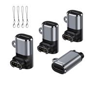 Adaptador de carga USB-C a Garmin Watch, 4 unidades, cable de carga USB C para Garmin Fenix 8/7/7X, Vivoactive 6 5 4S, Forerunner 970/570/165/965/955/945/265/255/55, Venu 3/3S/2S/SQ, Epix Pro 2